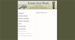 Desktop Screenshot of estateironwork.com